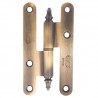 Zawias do drzwi 95x52mm mosiężny złoto antyczne rozłączny PRAWY (pl) mod. 407