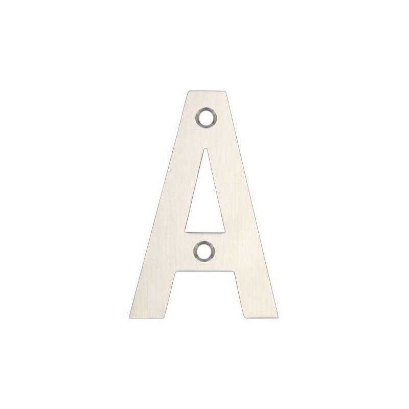 Litera "A" 75 mm stal nierdzewna