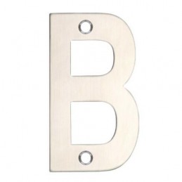 Litera "B" 75 mm stal nierdzewna