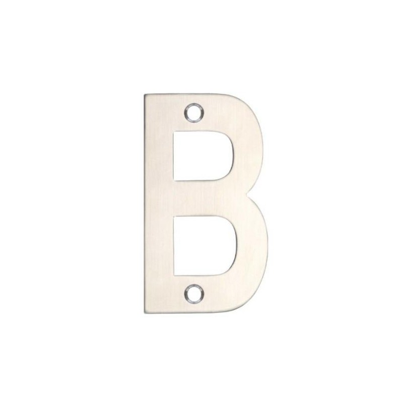 Litera "B" 75 mm stal nierdzewna