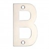 Litera "B" 75 mm stal nierdzewna