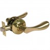 Klamka z zamkiem pokojowa mod.701 mosiądzowana