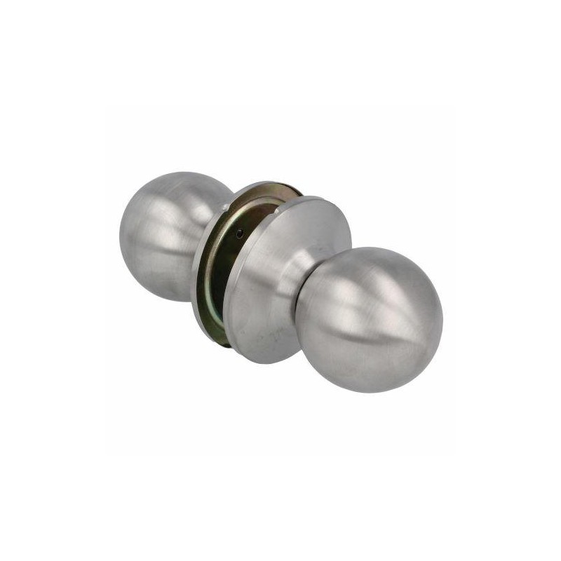 Gałka drzwiowa stała podwójna mod. 617 mosiądz chrom mat