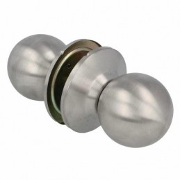 Gałka drzwiowa stała podwójna mod. 617 stal nierdz. inox