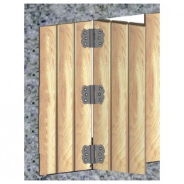 Zawias 9000-55x70x3 czarny matowy