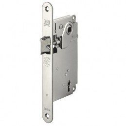 Zamek na klucz 90/50 nikiel połysk F18 CENTRO bez rygla