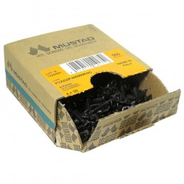 Wkręty czarne 4x20 PZ2 łeb stożkowy Panelvit 100szt.