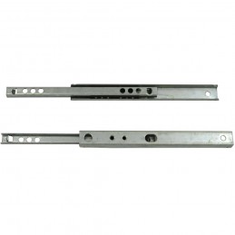 Prowadnica szuflad 25-153x17 cynkow