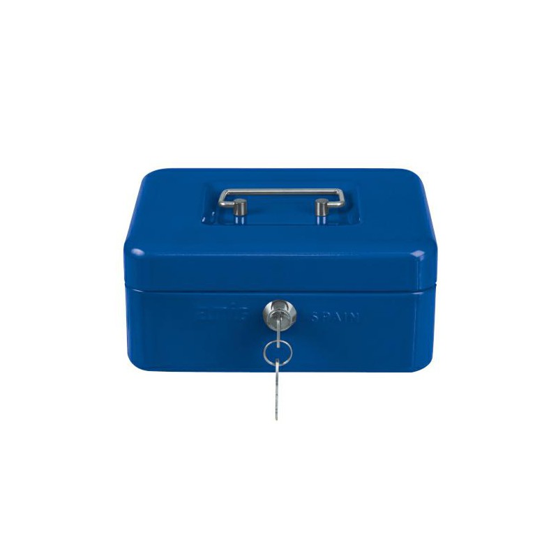 Kasetka na pieniądze niebieska 150x110x70mm