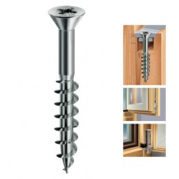 Wkręty 4x30mm chrom ocynk PZ łeb stożkowy PANELVIT_TD Cut 100szt.