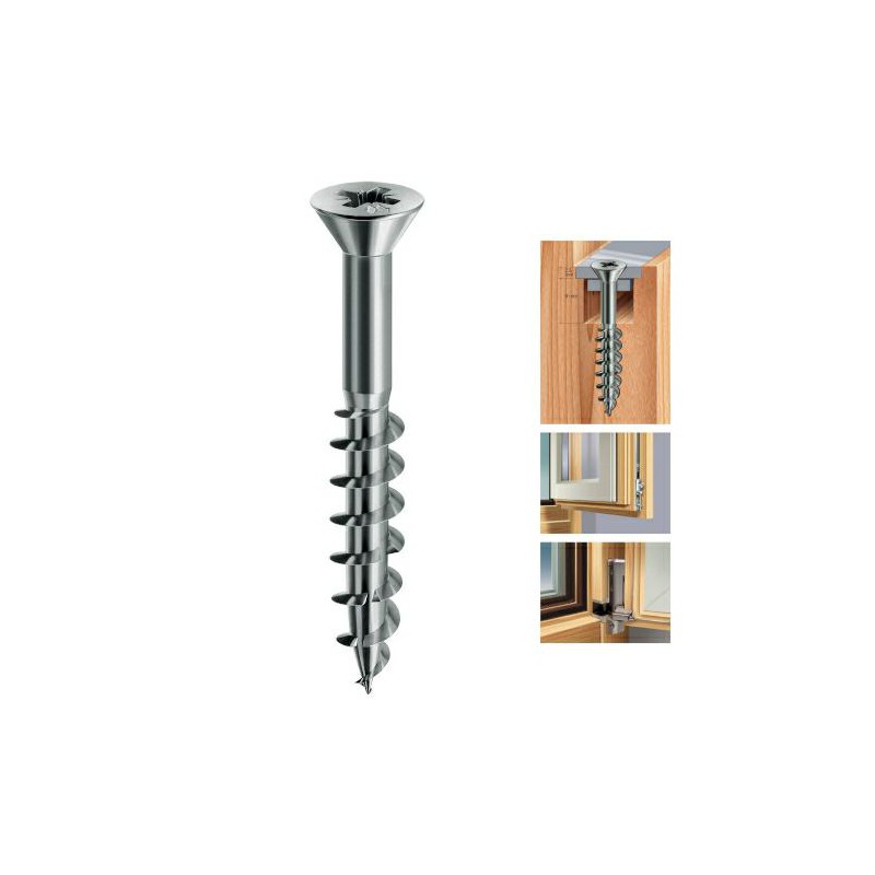 Wkręty 4x30mm chrom ocynk PZ łeb stożkowy PANELVIT_TD Cut 100szt.