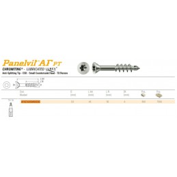 Wkręty 3,5x45 chrocynk TX10 łeb stożkowy AF PANELVIT TSP 100szt.