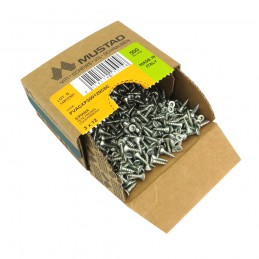 Wkręty chrocynk 3x12 TX łeb stożkowy Panelvit 100szt.