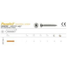 Wkręty chrocynk 5x120 PZ łeb stożkowy Panelvit 100szt.