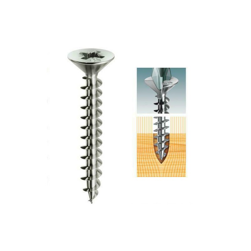 Wkręty chrocynk 2,5x16 łeb stożkowy PZ Panelvit 100szt.