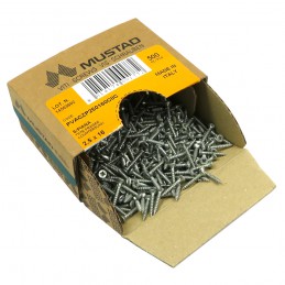 Wkręty chrocynk 2,5x16 łeb stożkowy PZ Panelvit 100szt.