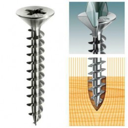 Wkręty Inox 3x30 PZ łeb stożkowy Panelvit 100szt.