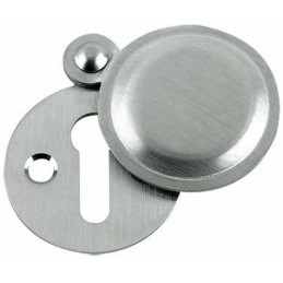 Szyldzik na kluczyk z klapką 32mm chrom satyna