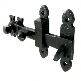 Zamknięcie furtki bramy czarne rustykalne 60x190mm