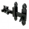 Zamknięcie furtki bramy czarne rustykalne 60x190mm