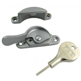 Zamknięcie okna podnoszonego wąskie z blokadą chrom mat