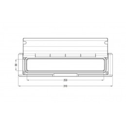 Wrzutnia na listy TN8200 Biała