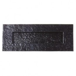 Wrzutnia na listy tradycyjna 195mm czarna kuta