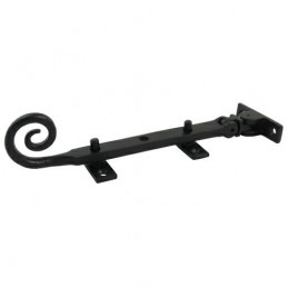 Ogranicznik otwarcia czarny zawinięty ogon 203mm