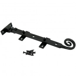 Ogranicznik okienny Blokada otwarcia 224mm zawinięty ogon czarny