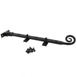 Ogranicznik okienny Blokada otwarcia 305mm zawiniety ogon czarny