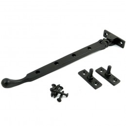 Ogranicznik okienny Blokada otwarcia 254mm główka czarna