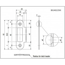 Zaczep Easy-Matic 22/82 naj. 7mm niklow