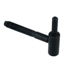 Trzpień zawiasu fi.9mm wkręcany w mur dł. 85mm czarny mod. 2995
