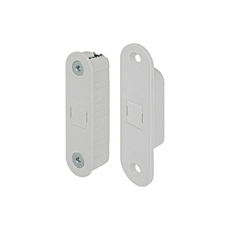 Zatrzaski magnet. ALU-TOUCH alu-dr białe RAL 9016
