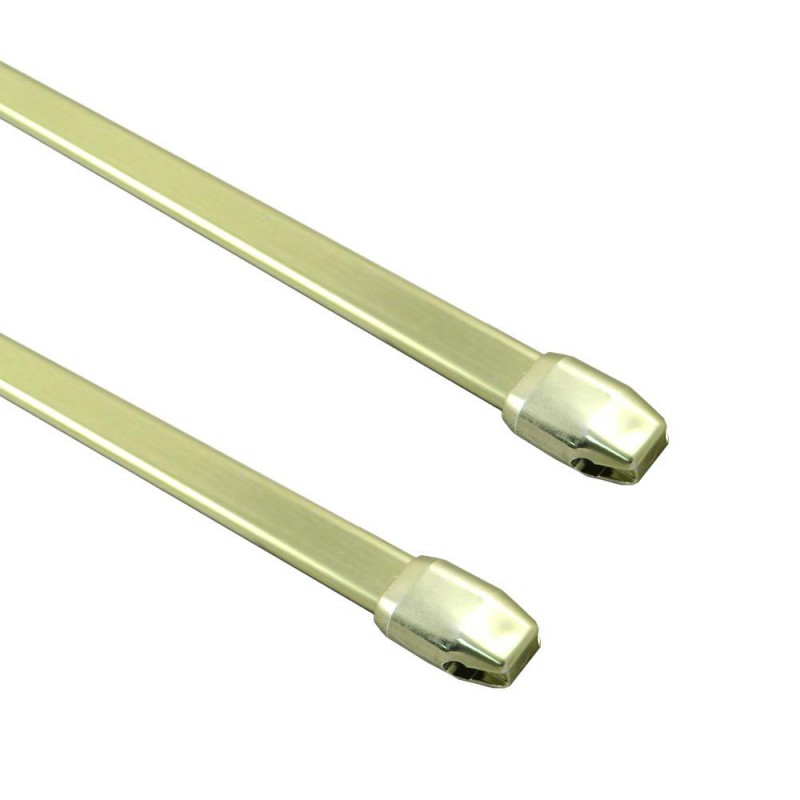 Zazdrostka owalna rozsuwana karnisz 40-70cm złota mod.2