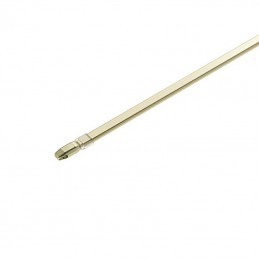 Zazdrostka owalna rozsuwana karnisz 60-110cm złota mod.2