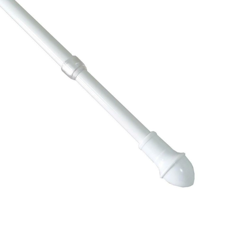 Zazdrostka rozsuwana karnisz 50-85cm biała mod.4