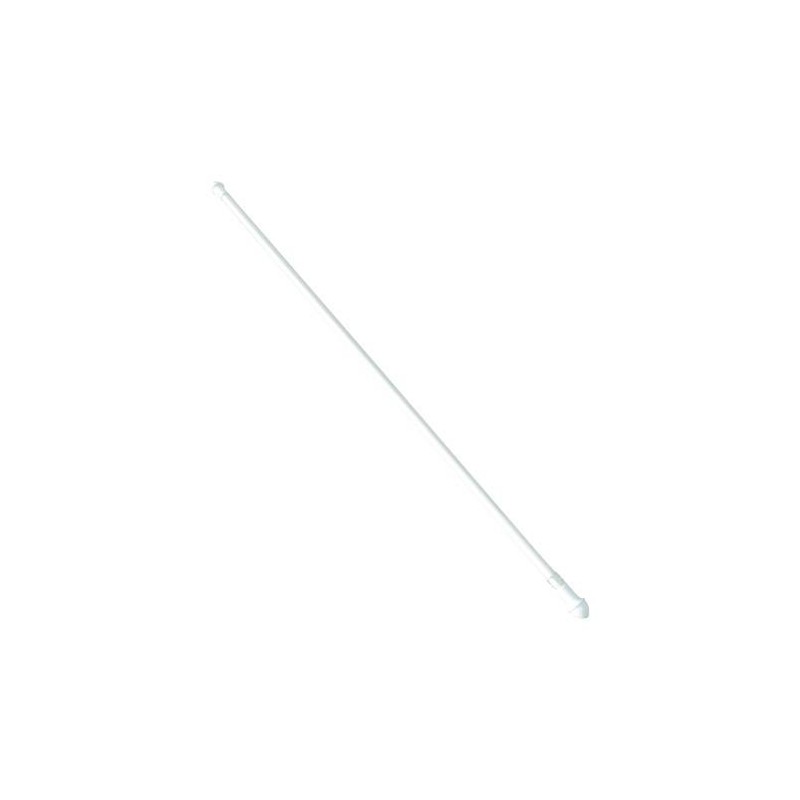 Zazdrostka rozsuwana karnisz 75-135cm biała mod.4