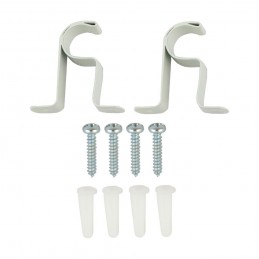 Zazdrostka rozsuwana karnisz 75-135cm biała mod.4