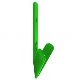 Wieszak 2-haczyki stalowy zielony 101x58mm ROBIN HOOD ref.514