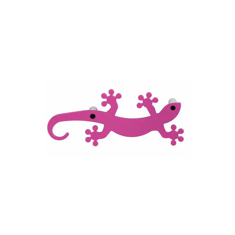 Wieszak ścienny GEKO fuksja ref.515