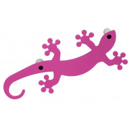 Wieszak ścienny GEKO fuksja ref.515