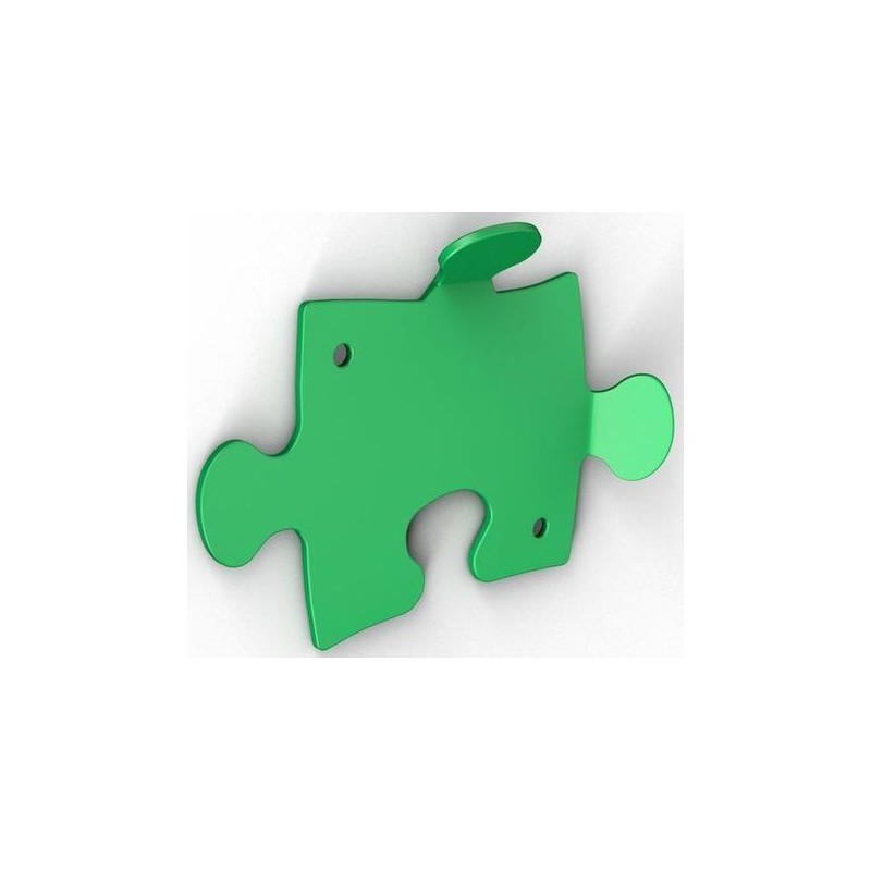 Wieszak PUZZLE zielony