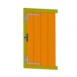 Zawias pasowy 4400-240 ozdobny czarny