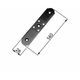 Łącznik V 28x140 sreb.mat AGB