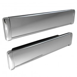 Wrzutnia na listy ze szczotką Inox chrom połysk mod.TN8210