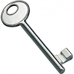 Klucz dodatkowy nr 01 niklowany do zamków AGB