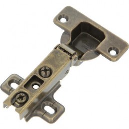 Zawias puszkowy 35mm złoto antyczne front nakładany mod.4500