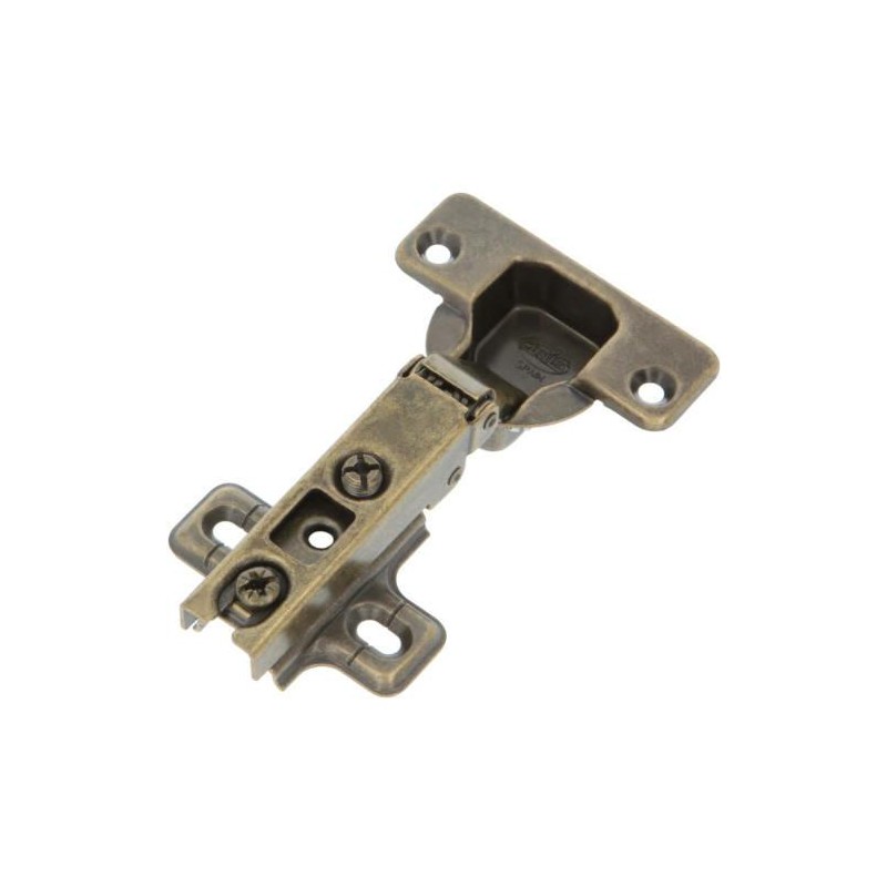 Zawias puszkowy 35mm złoto antyczne front nakładany mod.4500