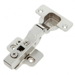 Zawias puszkowy 35mm samozamykający niklowany front bliźniaczy CLIP mod.5100